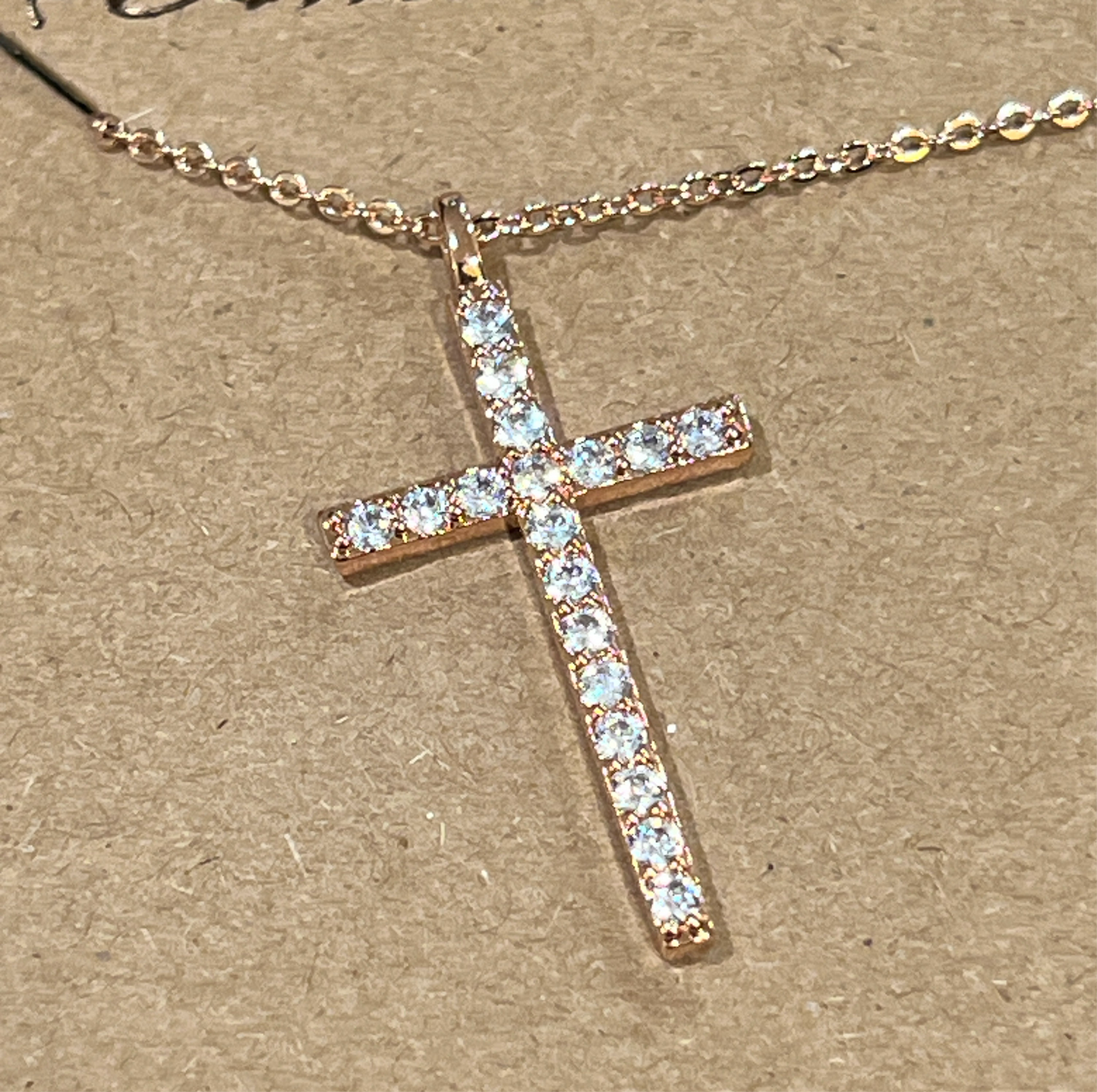 18” cross necklace