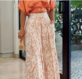 Orange Spring/Summer two piece set