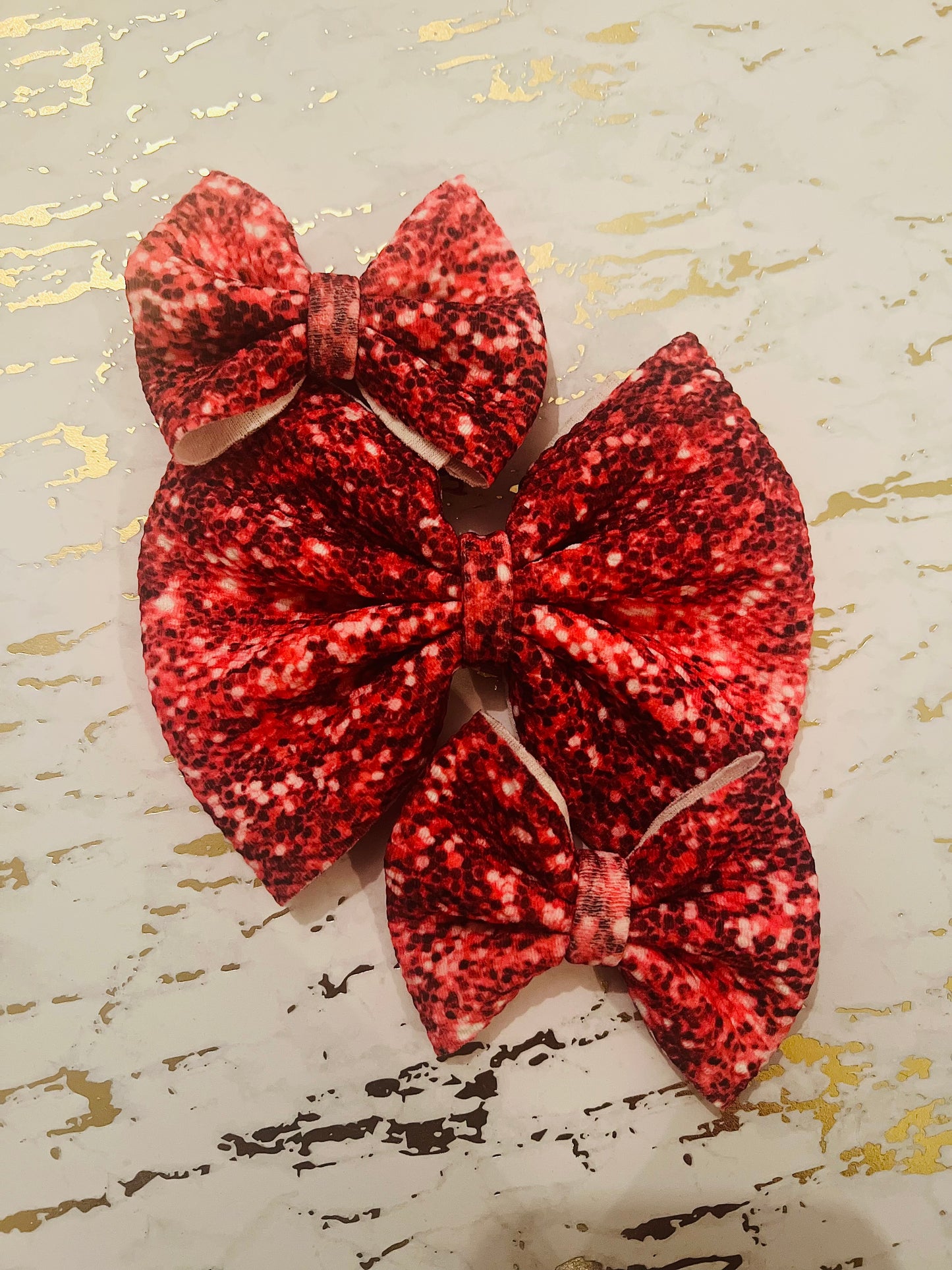 3” Pink Sparkle bow