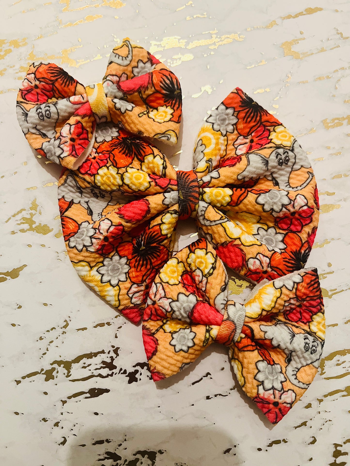 5” Horton hair bow