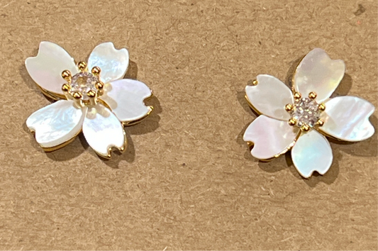 Petal earrings